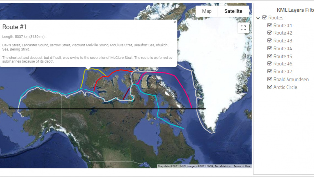 North West Passage Routes